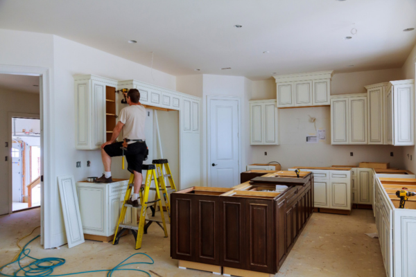 Interior fit-out work in progress